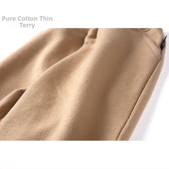 Bērnu kokvilnas terry sporta bikses – universāla, vidējā josta ar elastīgu gumiju, karikatūras raksts, 99% kokvilna, pavasaris un rudens