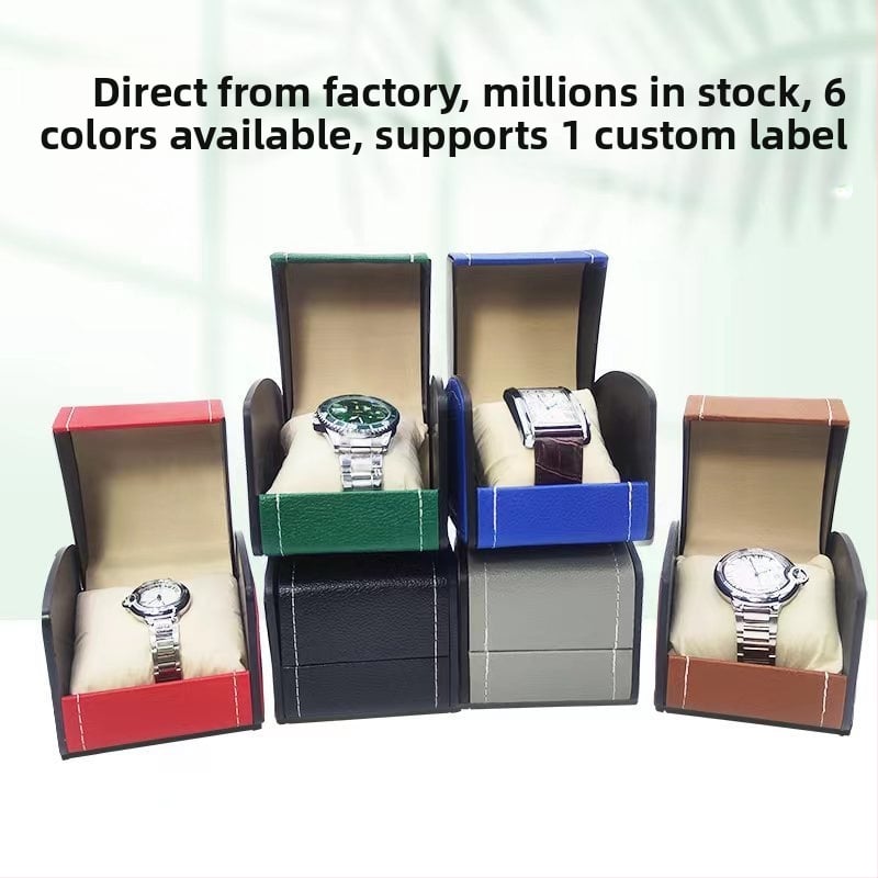 Шкатулка за часовници – Персонализирана, Унисекс дисплей и съхранение, Готова за опаковане като подарък