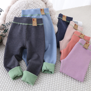 Bērnu pašsildējošas siltas bikses no pelynas šķiedras, 20% akrila, pilns garums, viduklis – vidējais