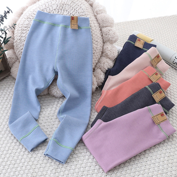 Bērnu pašsildējošas siltas bikses no pelynas šķiedras, 20% akrila, pilns garums, viduklis – vidējais