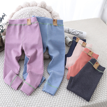 Bērnu pašsildējošas siltas bikses no pelynas šķiedras, 20% akrila, pilns garums, viduklis – vidējais