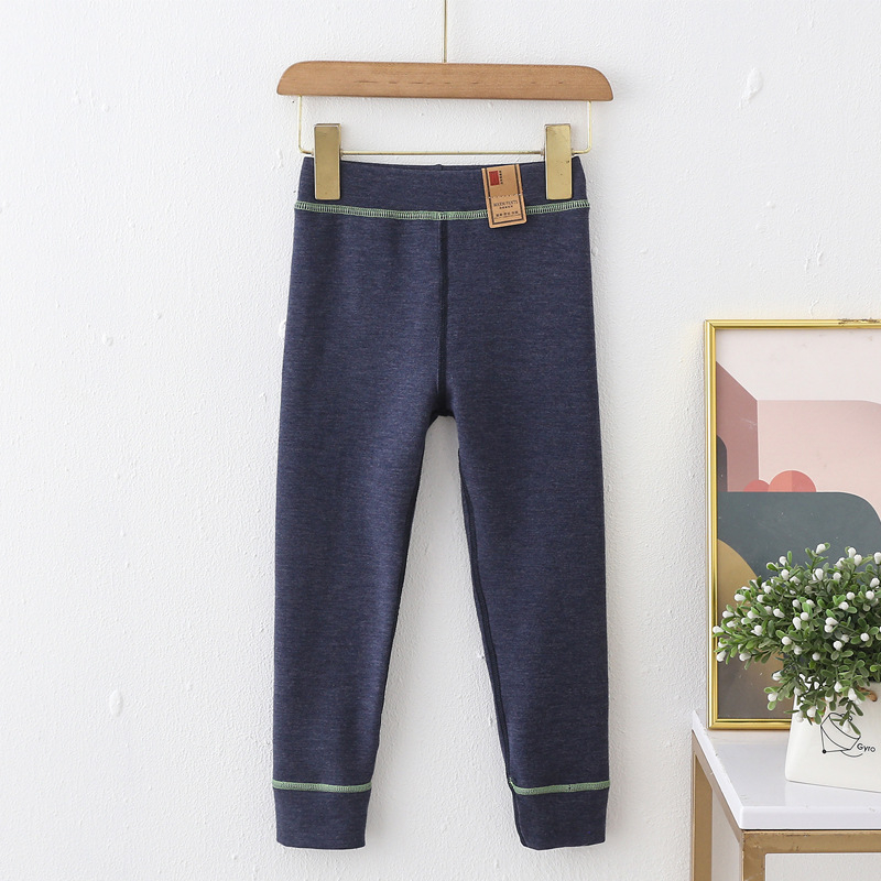 Bērnu pašsildējošas siltas bikses no pelynas šķiedras, 20% akrila, pilns garums, viduklis – vidējais