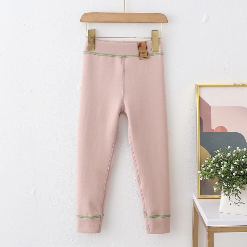 Bērnu pašsildējošas siltas bikses no pelynas šķiedras, 20% akrila, pilns garums, viduklis – vidējais