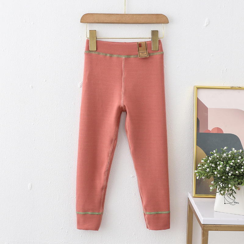 Bērnu pašsildējošas siltas bikses no pelynas šķiedras, 20% akrila, pilns garums, viduklis – vidējais