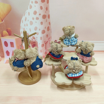 Snot Bear Qiaoqiao мечешка плюшена висулка – ключодържател, пълнеж от ПП памук, за деца 7–14 години