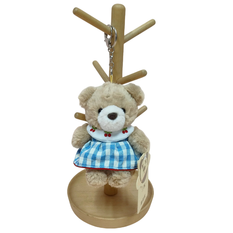 Snot Bear Qiaoqiao мечешка плюшена висулка – ключодържател, пълнеж от ПП памук, за деца 7–14 години