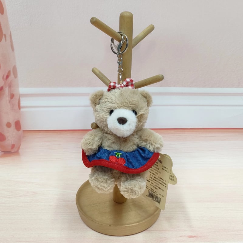 Snot Bear Qiaoqiao мечешка плюшена висулка – ключодържател, пълнеж от ПП памук, за деца 7–14 години