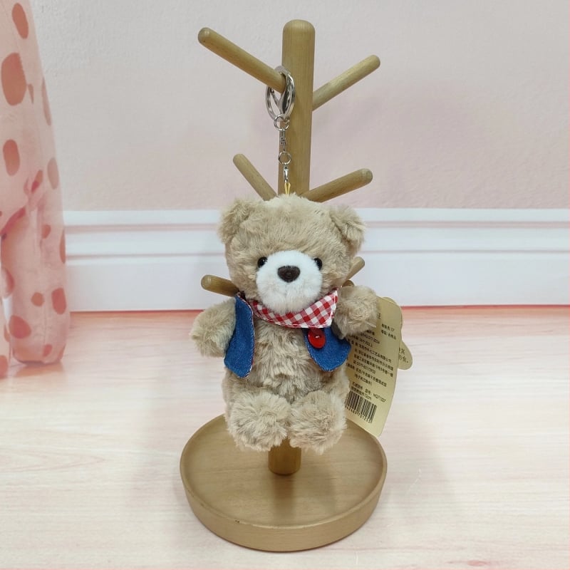 Snot Bear Qiaoqiao мечешка плюшена висулка – ключодържател, пълнеж от ПП памук, за деца 7–14 години