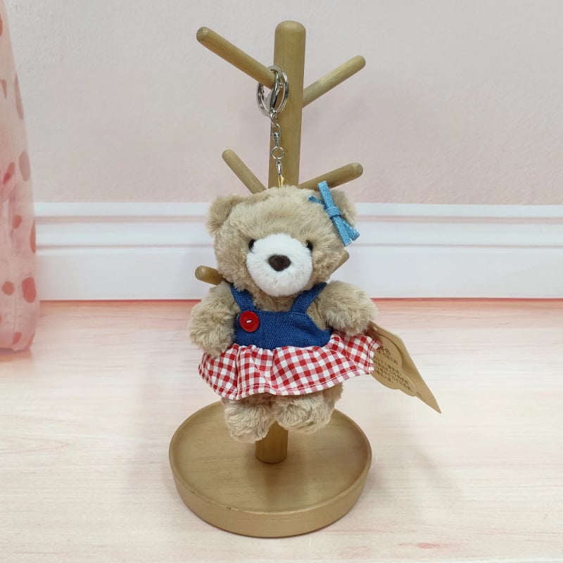 Snot Bear Qiaoqiao мечешка плюшена висулка – ключодържател, пълнеж от ПП памук, за деца 7–14 години