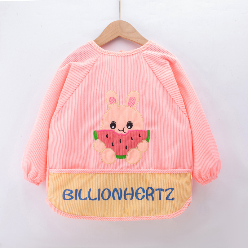 Bērnu ūdensnecaurlaidīgs reversais priekšauts bērnudārzam, kartoona raksts, poliestera-kokvilnas maisījums