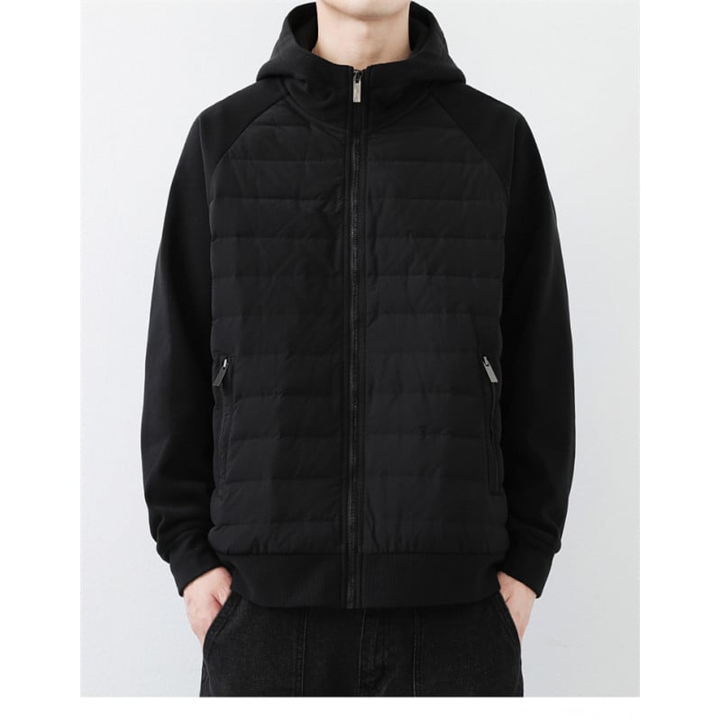 Álló galléros tollkabát, fehér kacsa tollal töltve, kasmírtartalom 81–85%, töltet 650