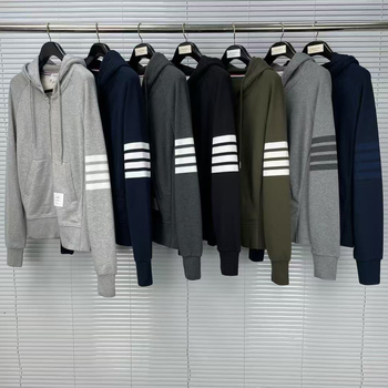 Hooded sweatshirt s zipom, uski kroj, 100% pamuk terry, jesen