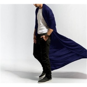 Мъжко палто от памук‑смес, тънка ветровка с лацкан, едноредово закопчаване, лек