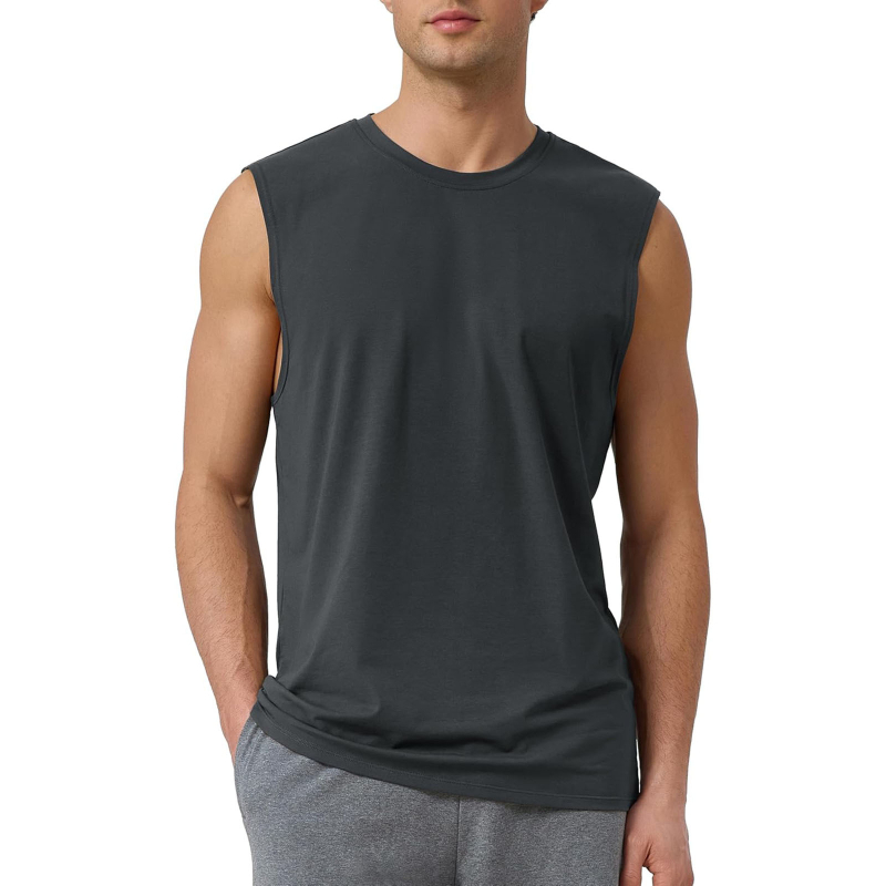 Spordivest ilma mangasid – vaba lõikega, ühevärviline, 95% polüester, hingav ja kiiresti kuivav