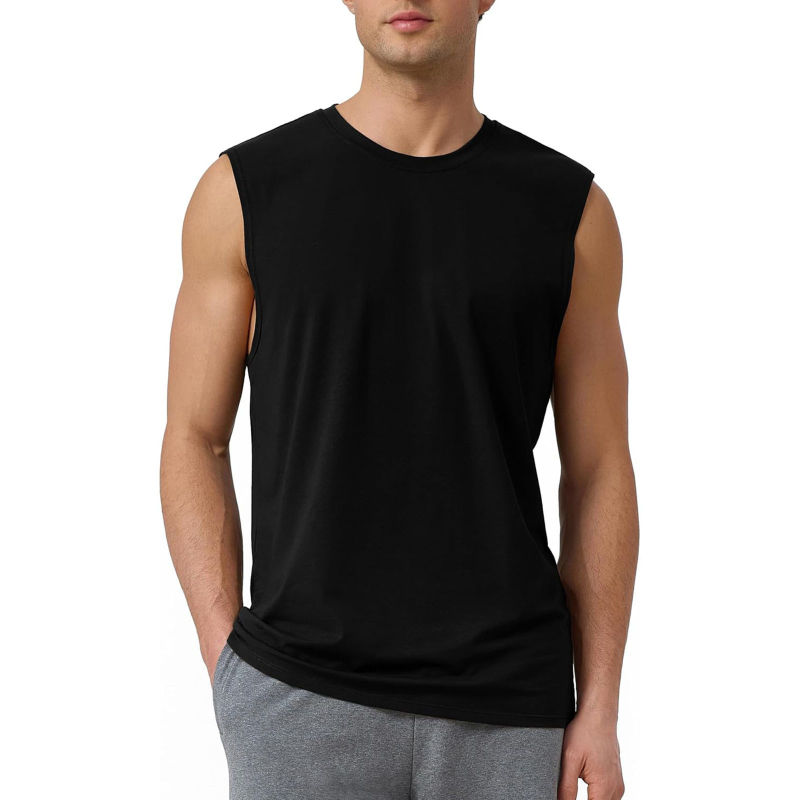 Spordivest ilma mangasid – vaba lõikega, ühevärviline, 95% polüester, hingav ja kiiresti kuivav