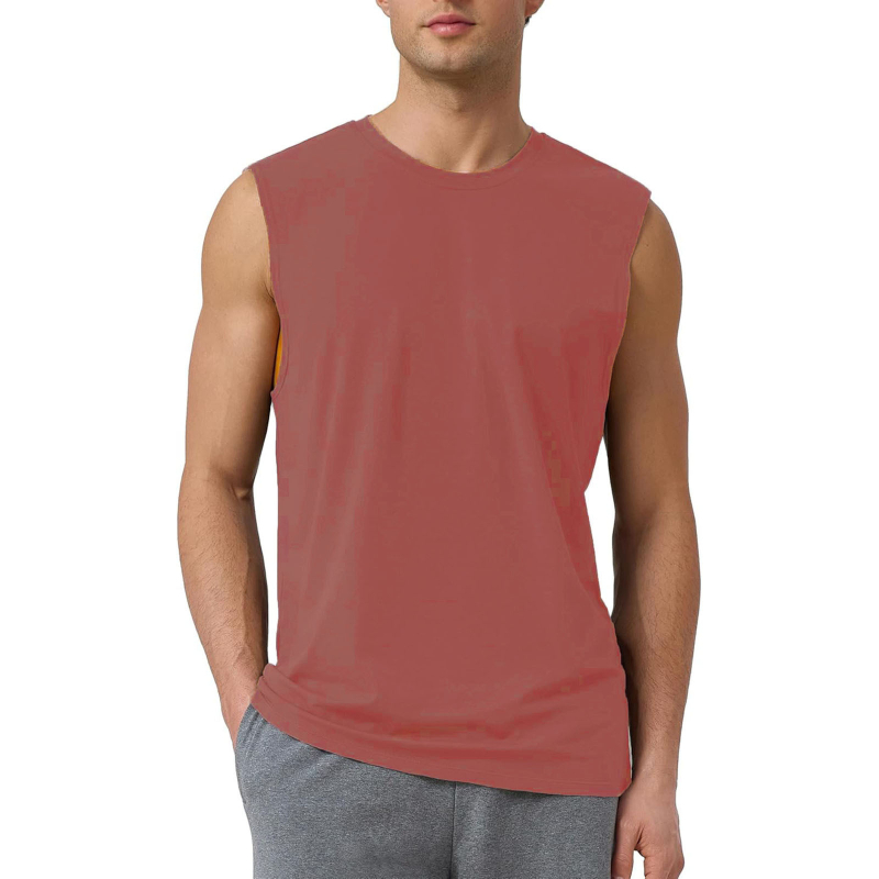 Spordivest ilma mangasid – vaba lõikega, ühevärviline, 95% polüester, hingav ja kiiresti kuivav