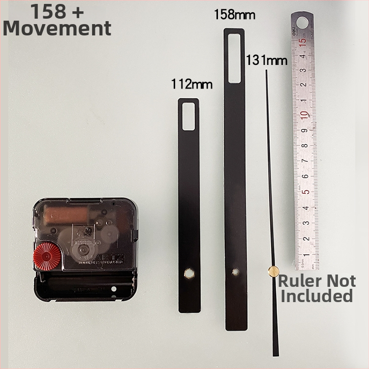 Кварцов часовников механизъм със плавно движение на секундите, метален корпус, прост и модерен стил, произход Китай (континентален)
