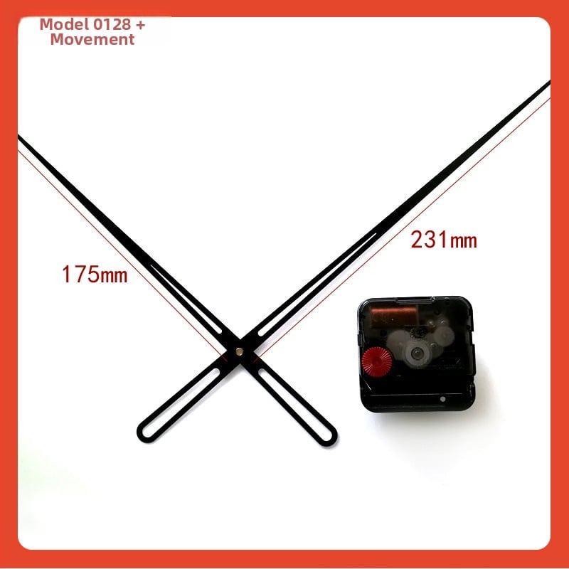 Кварцов часовников механизъм със плавно движение на секундите, метален корпус, прост и модерен стил, произход Китай (континентален)