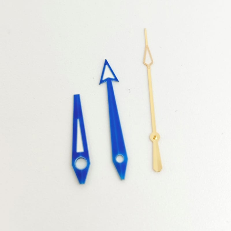 Fosforiseeruvad kellakäed NH35 mehhanismile, mudel 6010