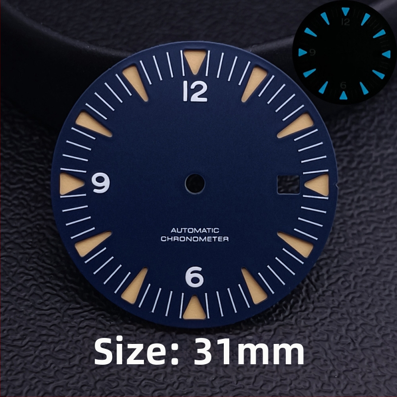 Úprava hodinkov: puzdro z nerezovej ocele v štýle Seamaster pre mechanický pohon 8215, šírka lug 20 mm