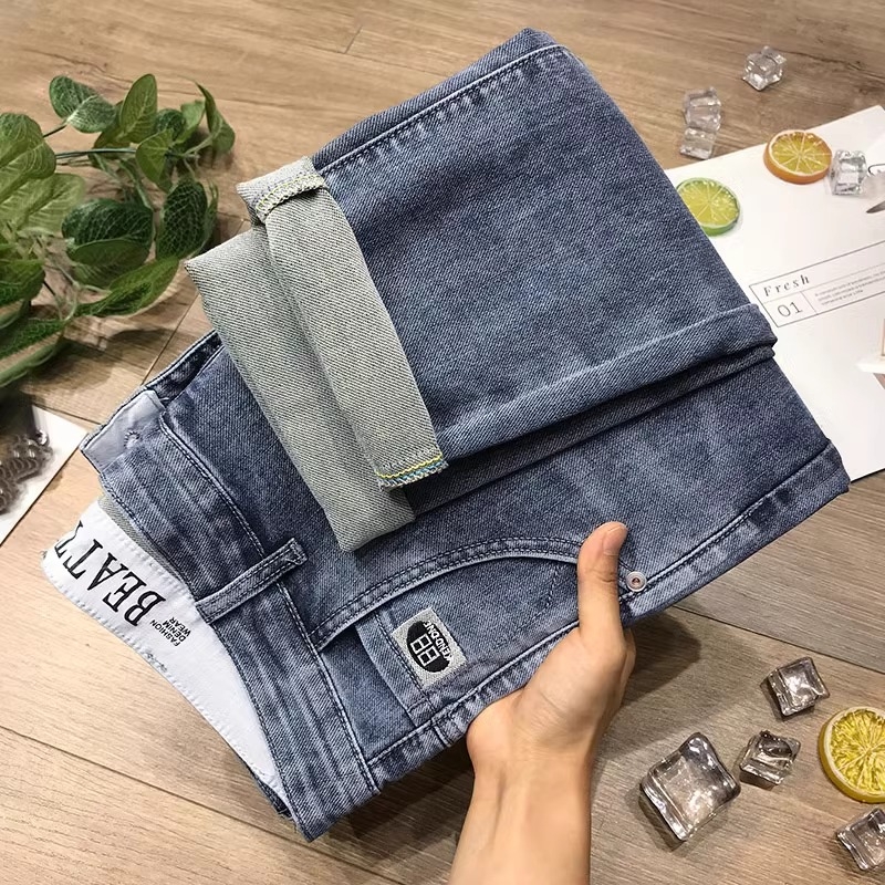 Vyriski džinsai – Tapered kirpimas, vidutinio aukščio juosmuo, džinsinis audinys su elastanu, Tucano/Woodpecker