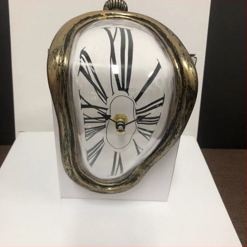 Стенно часовник MOVEBEST 9063, с плавен ход на секундната стрелка, батерийно захранване, овална форма, пластмасов корпус