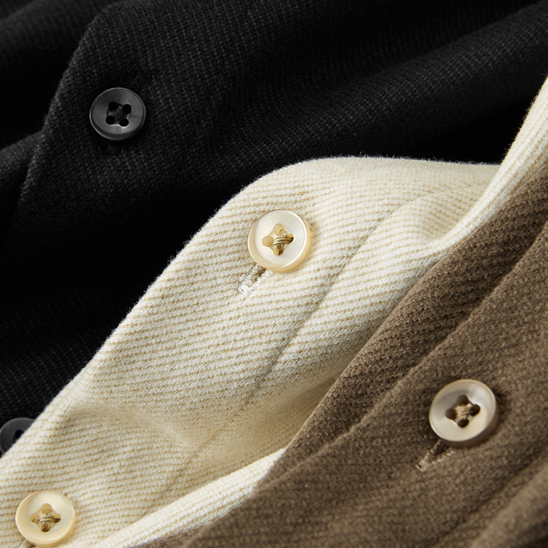 Vyrų marškiniai, siauras kirpimas, stovinti apykaklė, ilgos rankovės, viskozės/polisterio/spandekso mišinio audinys be lyginimo