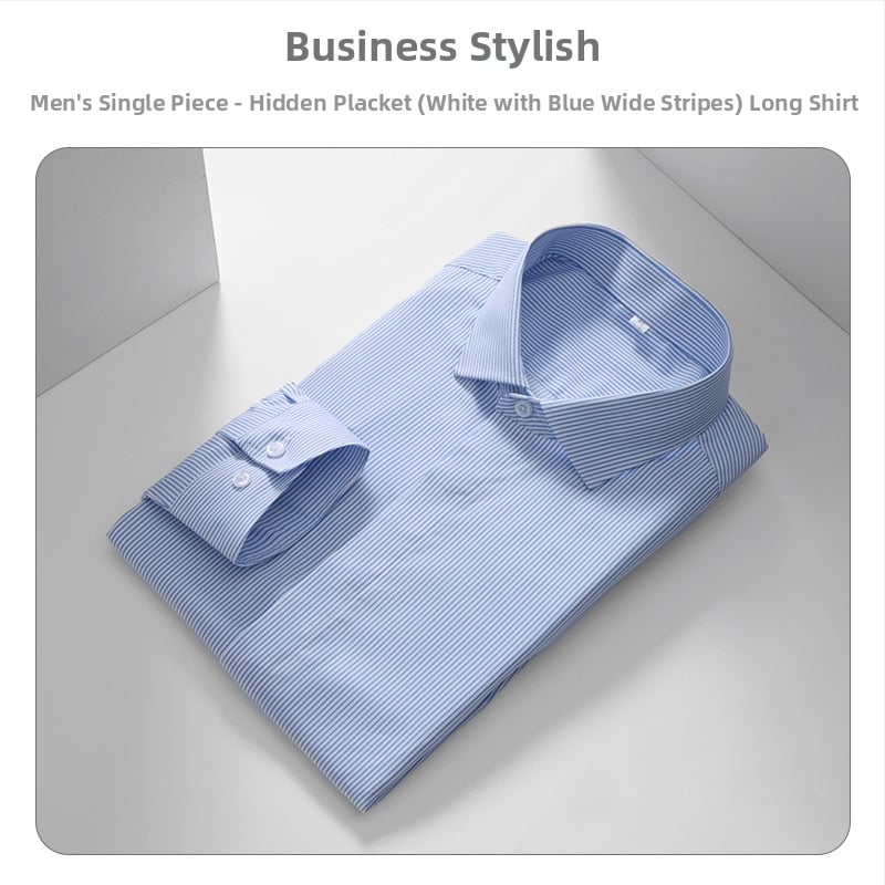 Meeste triibuline pikkade varrukatega särk, slim-fit lõige, bambuskiud, triikimata, kortsuvastane, masinpesu