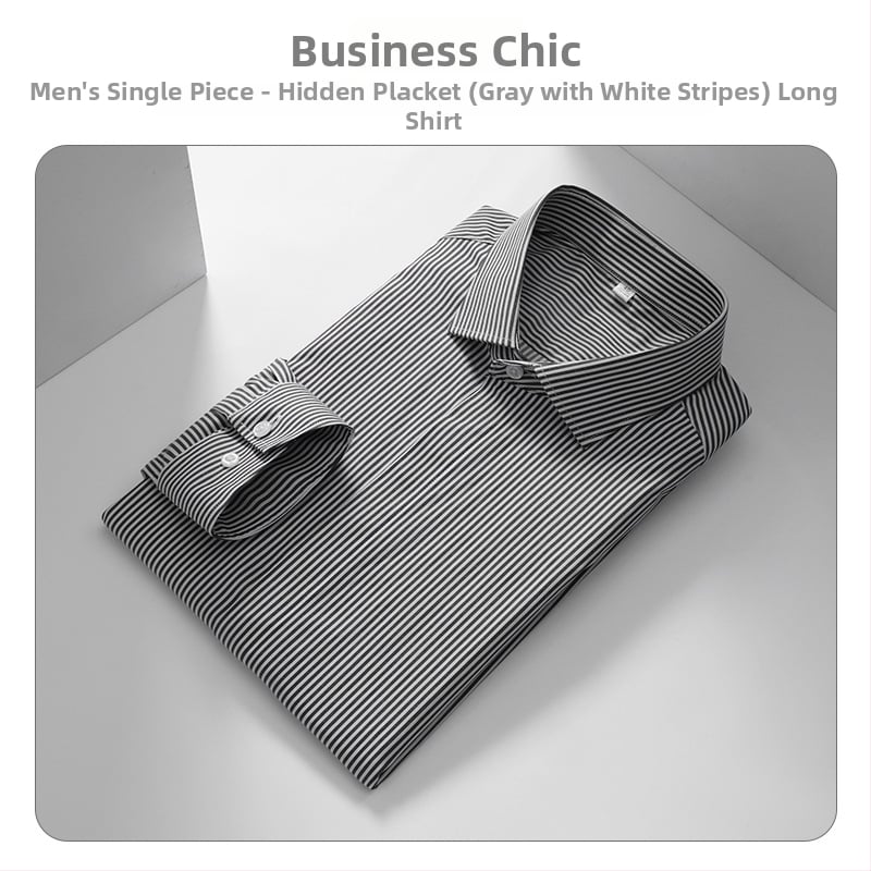 Meeste triibuline pikkade varrukatega särk, slim-fit lõige, bambuskiud, triikimata, kortsuvastane, masinpesu