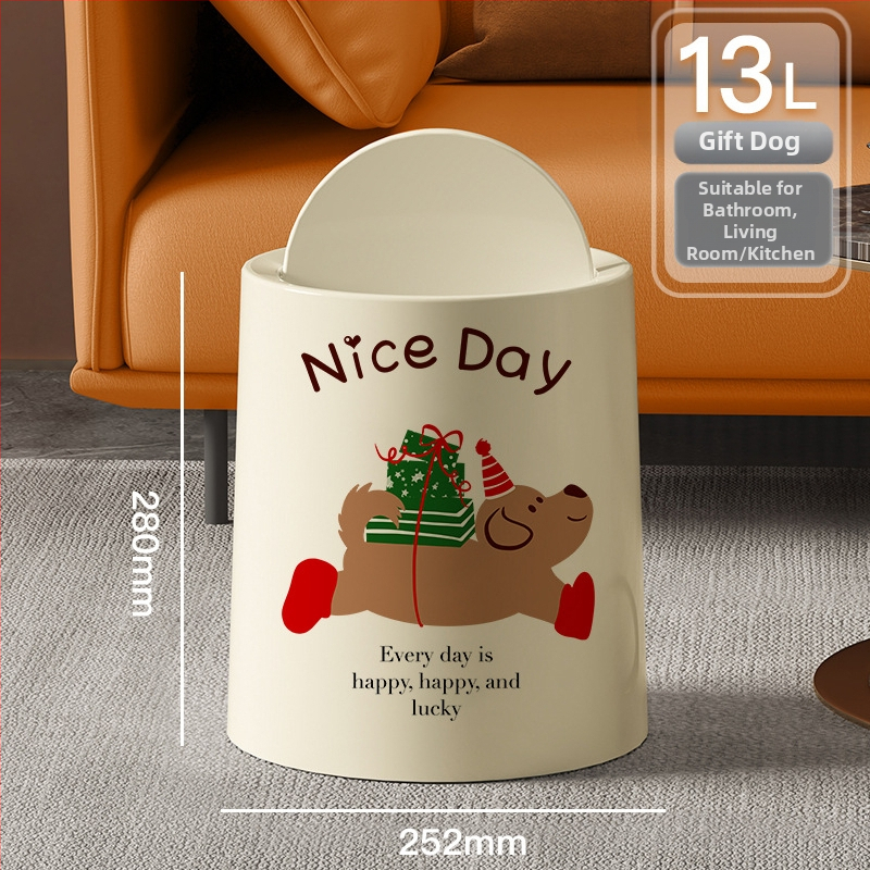 Κάδος απορριμμάτων με καπάκι και ρόδες, πλαστικός, χωρητικότητα 10 λίτρων, οικιακή χρήση