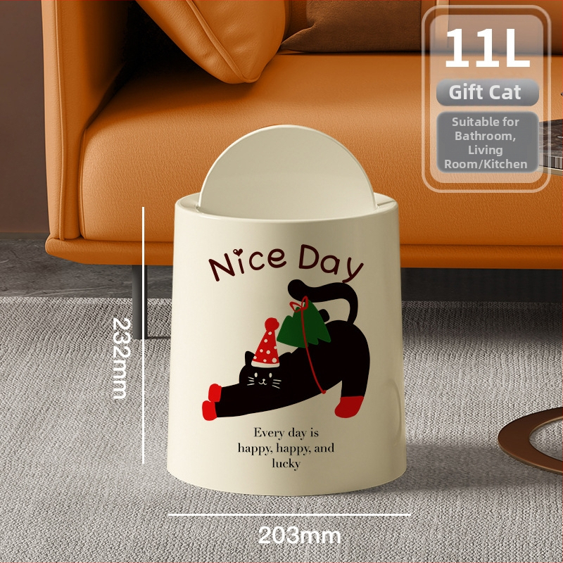 Κάδος απορριμμάτων με καπάκι και ρόδες, πλαστικός, χωρητικότητα 10 λίτρων, οικιακή χρήση