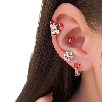 Kõrvarõngad SWEETY Titani teras Geomeetriline kujundus | Kerge luksuslik stiil | Roostevabast terasest kõrvapost