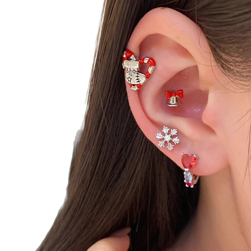 Kõrvarõngad SWEETY Titani teras Geomeetriline kujundus | Kerge luksuslik stiil | Roostevabast terasest kõrvapost