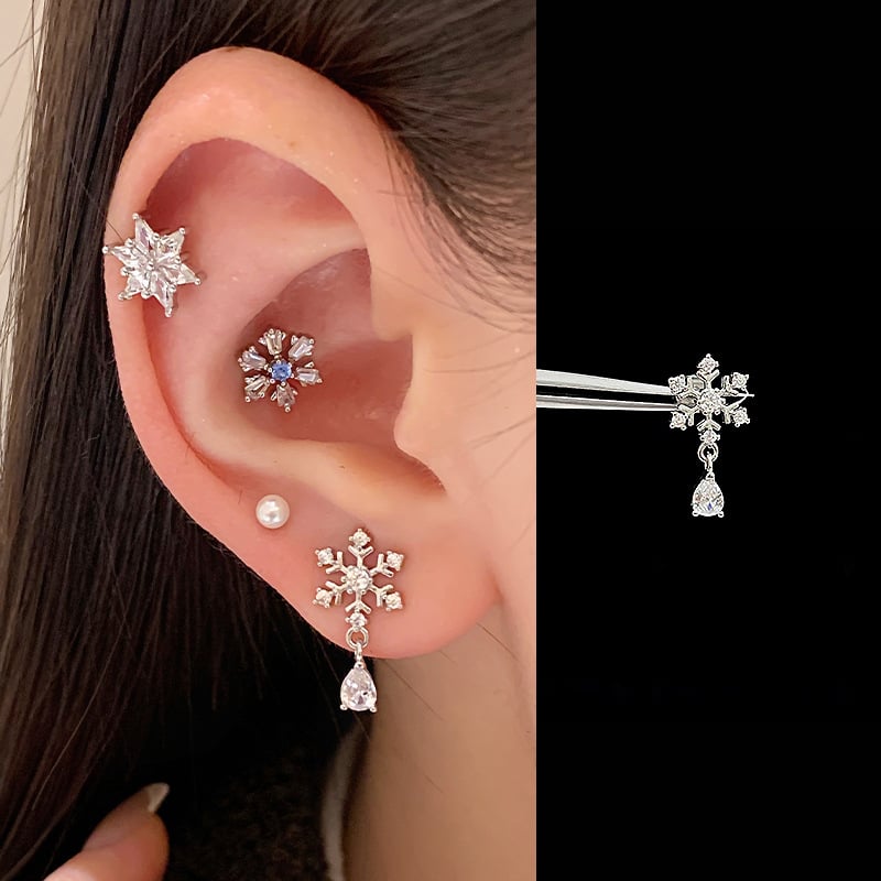 Kõrvarõngad SWEETY Titani teras Geomeetriline kujundus | Kerge luksuslik stiil | Roostevabast terasest kõrvapost