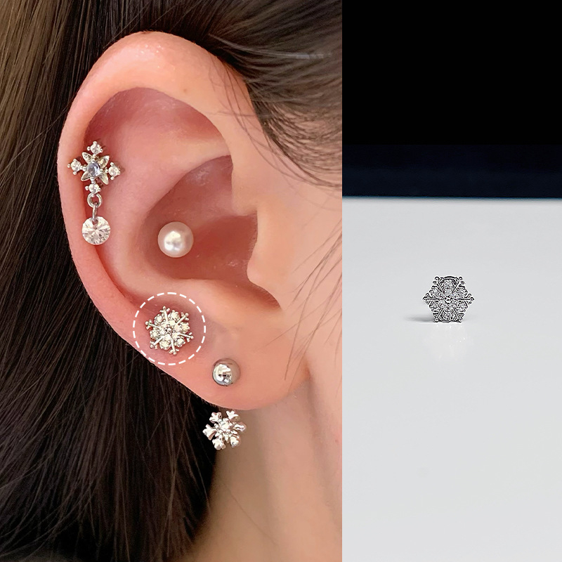 Kõrvarõngad SWEETY Titani teras Geomeetriline kujundus | Kerge luksuslik stiil | Roostevabast terasest kõrvapost