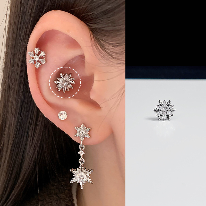 Kõrvarõngad SWEETY Titani teras Geomeetriline kujundus | Kerge luksuslik stiil | Roostevabast terasest kõrvapost