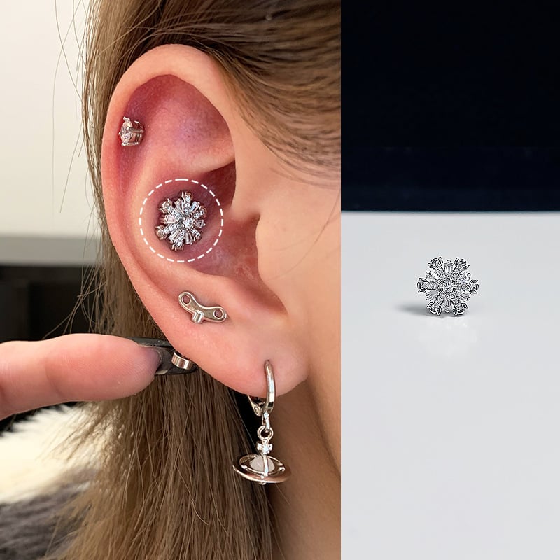 Kõrvarõngad SWEETY Titani teras Geomeetriline kujundus | Kerge luksuslik stiil | Roostevabast terasest kõrvapost