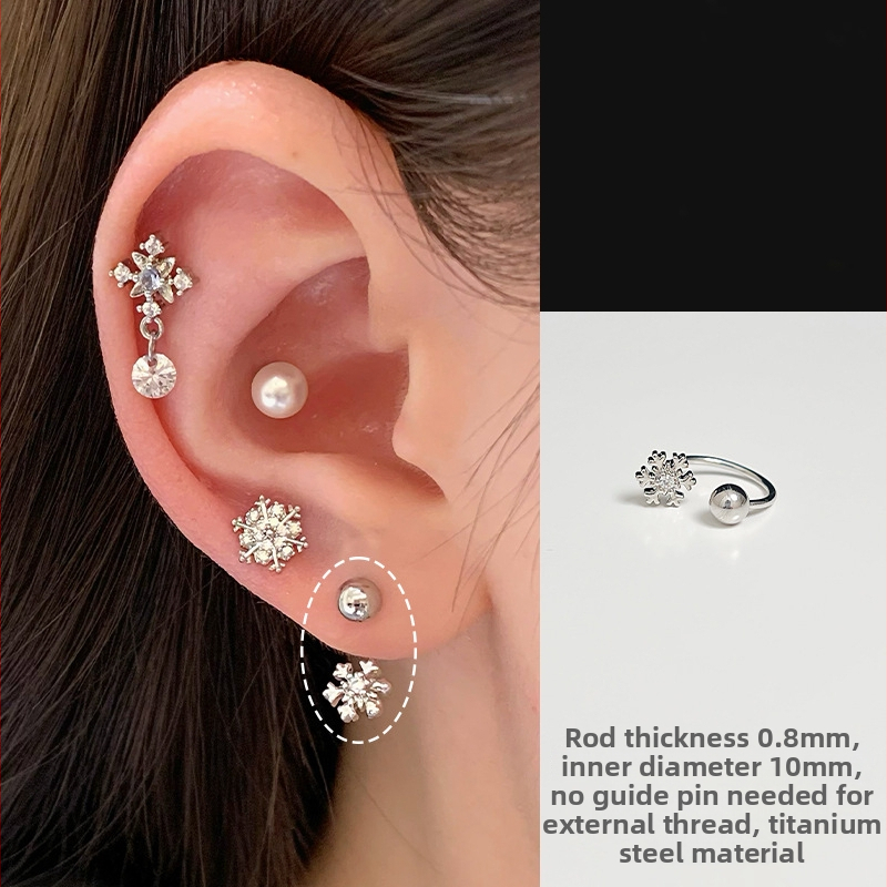 Kõrvarõngad SWEETY Titani teras Geomeetriline kujundus | Kerge luksuslik stiil | Roostevabast terasest kõrvapost