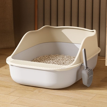 Κουτί άμμου γάτας με ημικλειστό σχέδιο, υλικό PP, Rainbow μάρκα