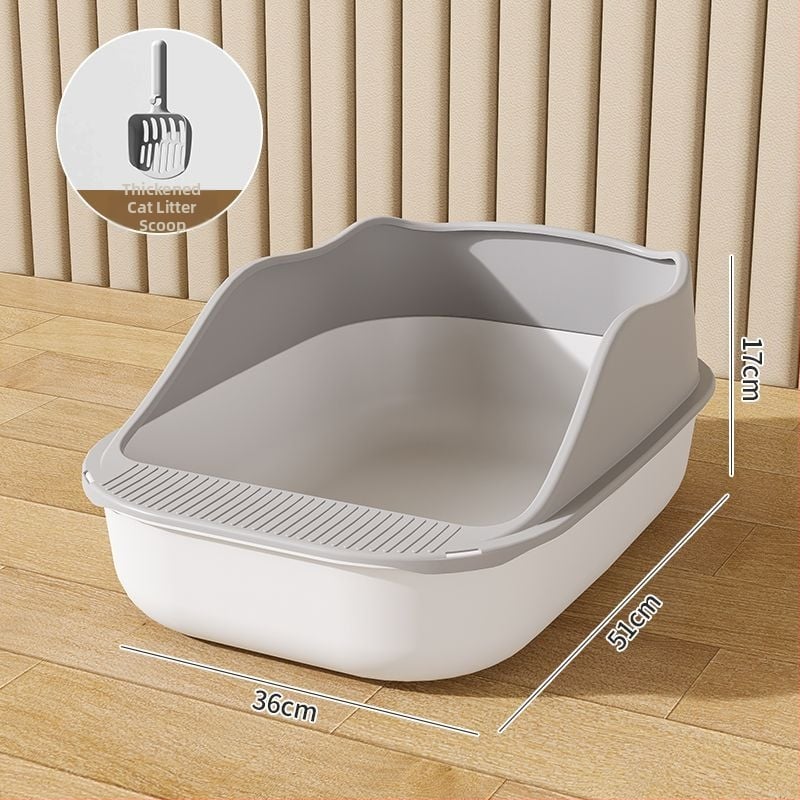 Κουτί άμμου γάτας με ημικλειστό σχέδιο, υλικό PP, Rainbow μάρκα