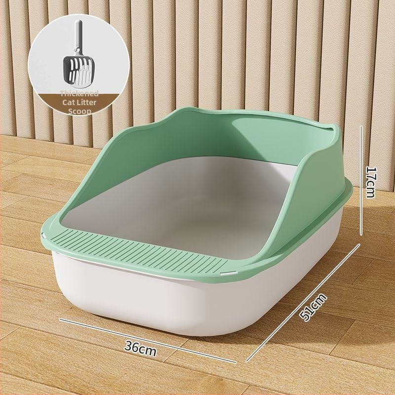 Κουτί άμμου γάτας με ημικλειστό σχέδιο, υλικό PP, Rainbow μάρκα