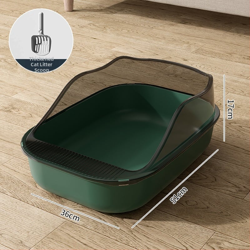 Κουτί άμμου γάτας με ημικλειστό σχέδιο, υλικό PP, Rainbow μάρκα