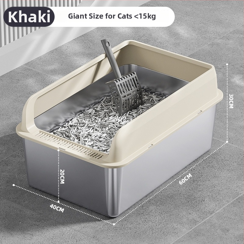 Macskaalmó tál, felső bejárattal, mélyített, magas kerítésű, fém-plasztik konstrukció, négyzetes forma