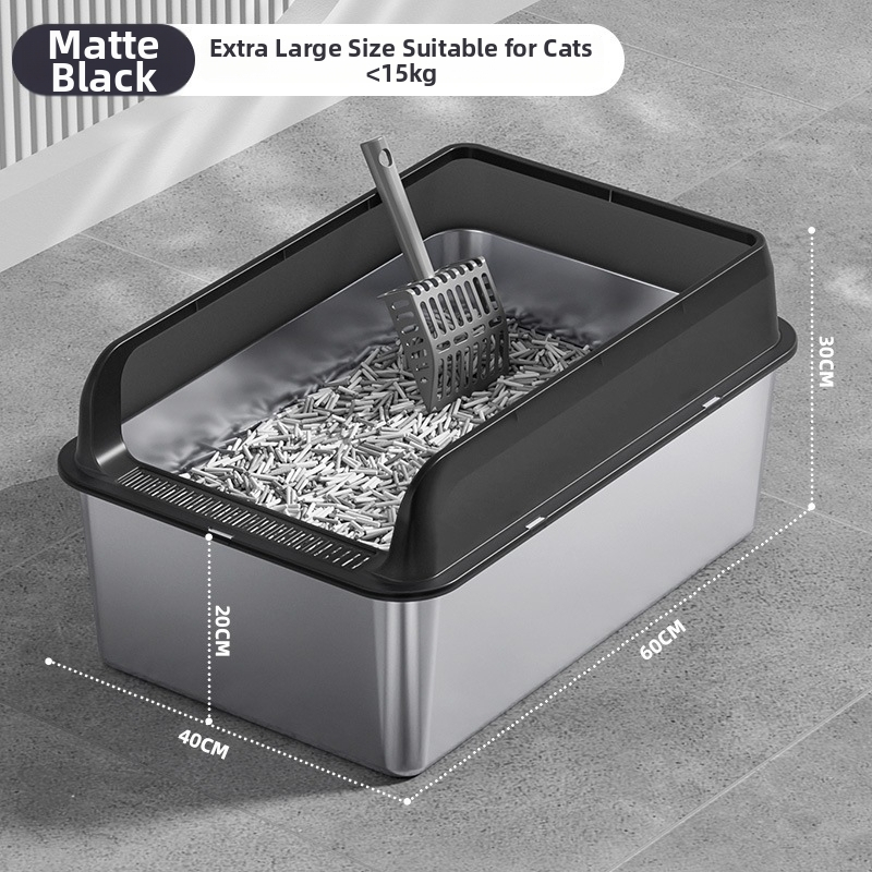 Macskaalmó tál, felső bejárattal, mélyített, magas kerítésű, fém-plasztik konstrukció, négyzetes forma