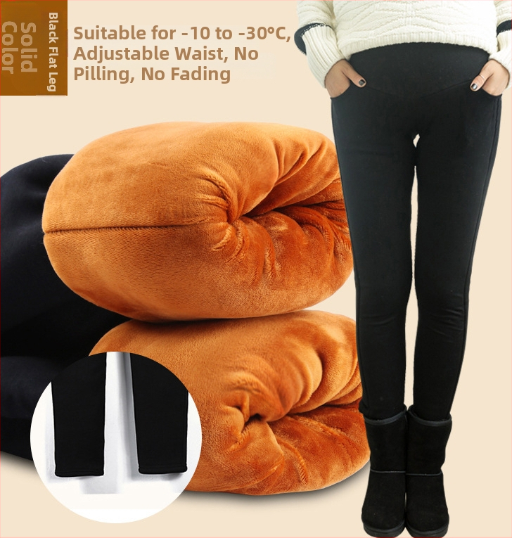 Панталони за бременни, супер дебели, свободен крой; Modal 95%, Вискоза 71-80%, Полиестер; Повдигане на ханша