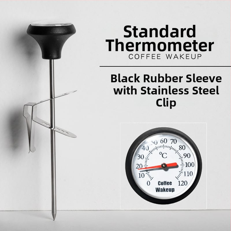 Clip-on θερμόμετρο καφέ pour-over – πλαστικό σώμα, βελόνα/ανιχνευτής (probe), μοντέρνος μινιμαλιστικός σχεδιασμός