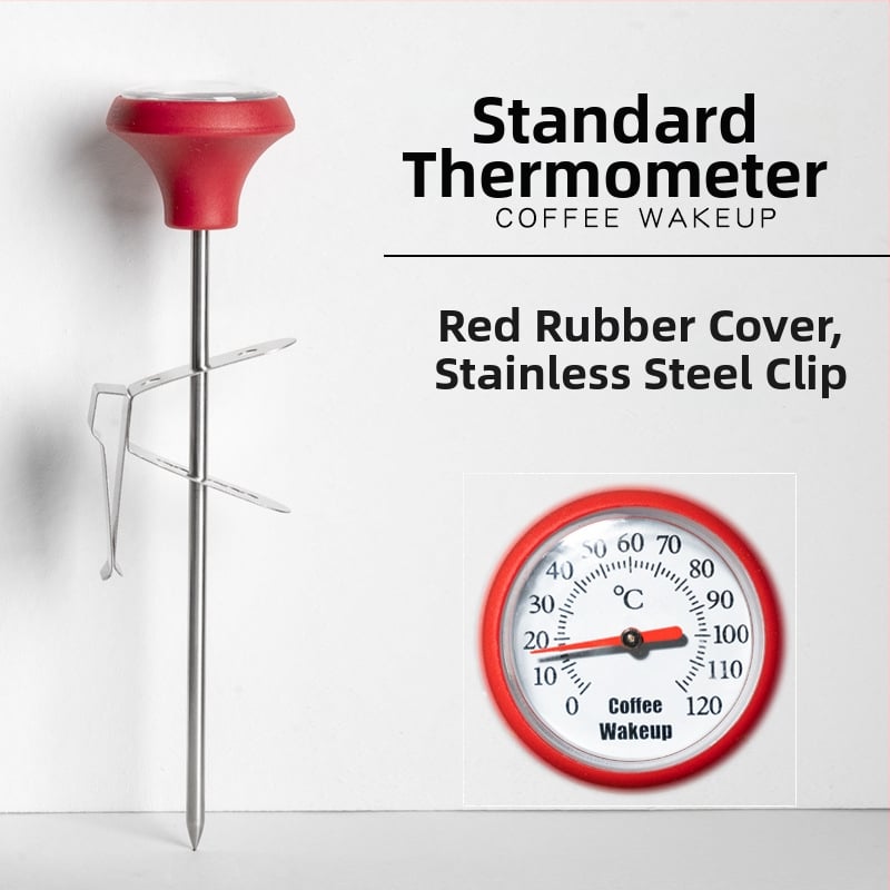 Clip-on θερμόμετρο καφέ pour-over – πλαστικό σώμα, βελόνα/ανιχνευτής (probe), μοντέρνος μινιμαλιστικός σχεδιασμός
