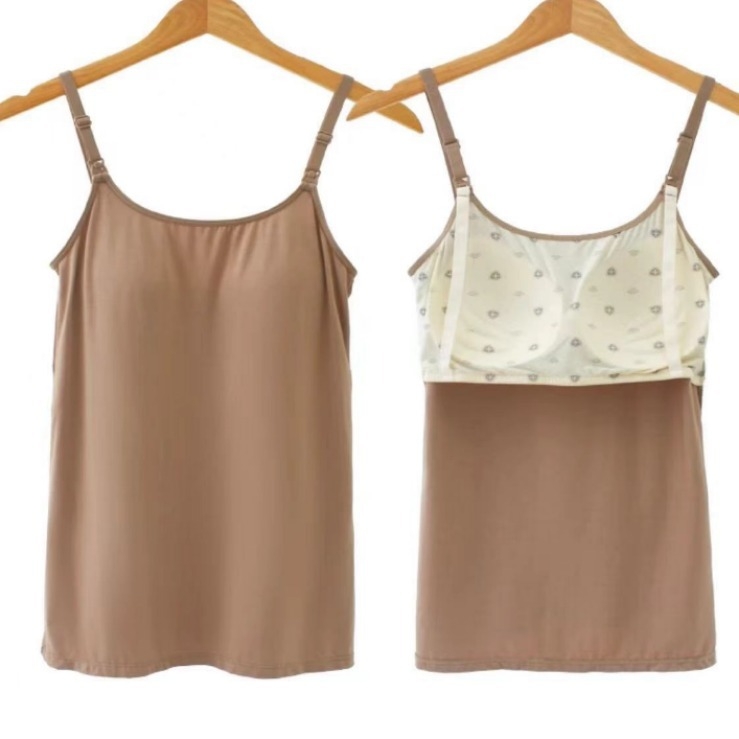 Zīdīšanas camisole bez piedurknēm no neilona, elpojošs plāns audums, piemērots visiem gadalaikiem