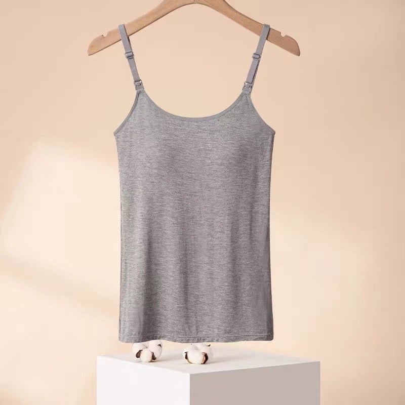 Zīdīšanas camisole bez piedurknēm no neilona, elpojošs plāns audums, piemērots visiem gadalaikiem