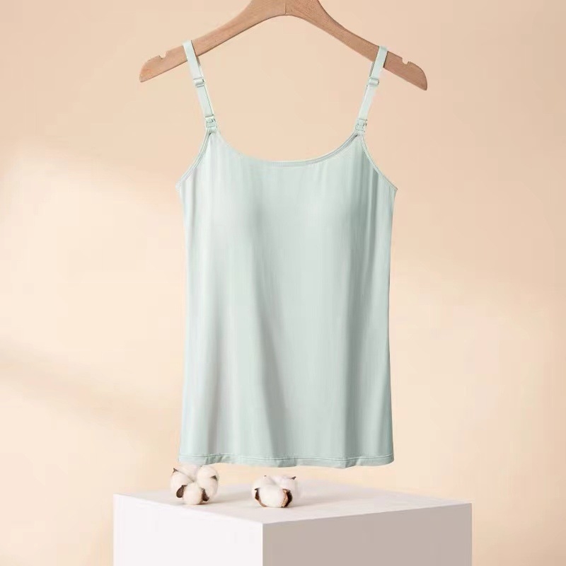 Zīdīšanas camisole bez piedurknēm no neilona, elpojošs plāns audums, piemērots visiem gadalaikiem